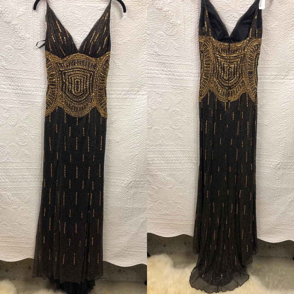 Cache Sequin Beaded Formal Size 2/4